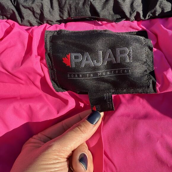 PAJAR Woman Adhara Boxy 80% DOWN Puffer Jacket Pink Lined XS NWOT $529 - Picture 15 of 16